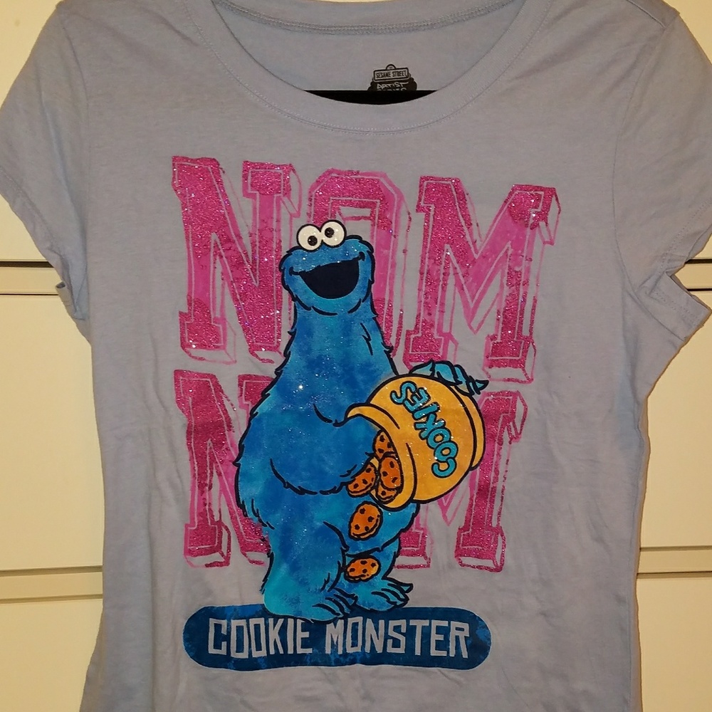 Cookies monster/sesame street t shirt